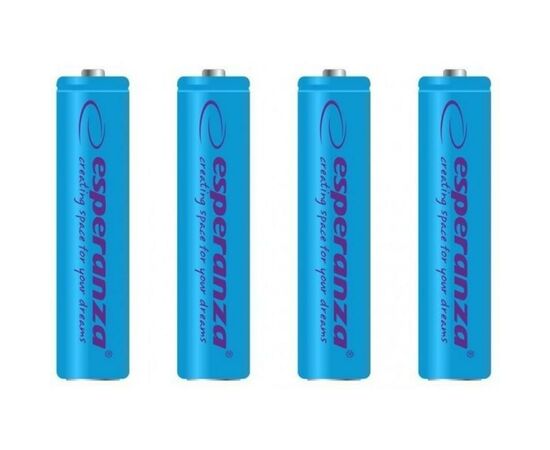 Аккумулятор Esperanza AA 2000mAh Ni-MH * 4 blue (EZA104B)