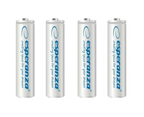 Аккумулятор Esperanza AAA 1000mAh Ni-MH * 4 white (EZA102W)