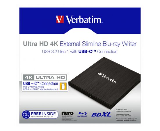 Оптический привод Blu-Ray Verbatim 43888, изображение 4 Оптический привод Blu-Ray Verbatim 43888, изображение 4