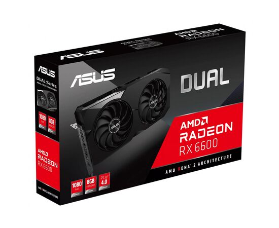 Видеокарта ASUS Radeon RX 6600 8Gb DUAL (DUAL-RX6600-8G), изображение 10 Видеокарта ASUS Radeon RX 6600 8Gb DUAL (DUAL-RX6600-8G), изображение 10