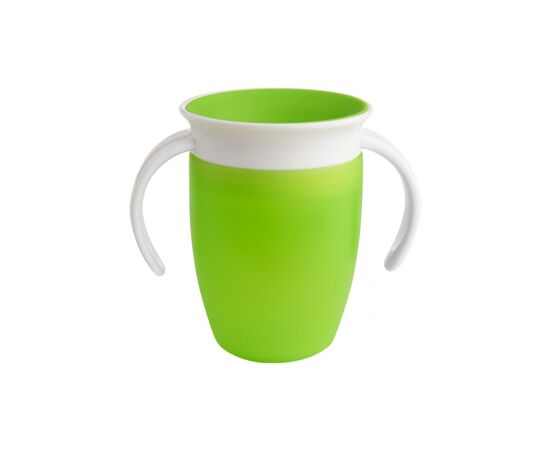 Поильник-непроливайка Munchkin Miracle® 360° с крышкой, 207 мл зеленая (051856), изображение 2