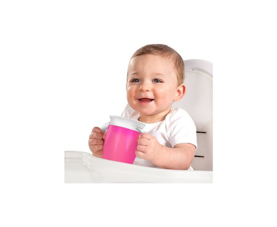 Поильник-непроливайка Munchkin Miracle® 360° с крышкой, 207 мл розовая (051855), изображение 5
