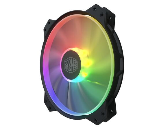 Кулер для корпуса CoolerMaster MasterFan MF200R ARGB (R4-200R-08FA-R1), изображение 2 Кулер для корпуса CoolerMaster MasterFan MF200R ARGB (R4-200R-08FA-R1), изображение 2