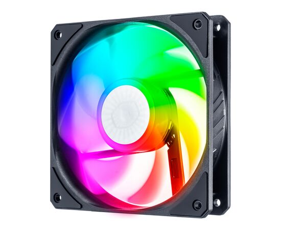 Кулер для корпуса CoolerMaster SickleFlow 120 ARGB Reverse Edition (MFX-B2DR-18NPA-R1), изображение 4 Кулер для корпуса CoolerMaster SickleFlow 120 ARGB Reverse Edition (MFX-B2DR-18NPA-R1), изображение 4