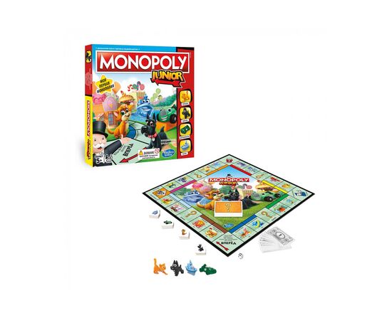 Настольная игра Hasbro Моя первая Монополия (6115834), изображение 3 Настольная игра Hasbro Моя первая Монополия (6115834), изображение 3