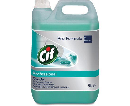 Жидкость для чистки ванн Cif Professional Oxygel Ocean для водостойких поверхностей 5 л (7615400158034)