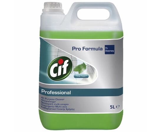 Жидкость для чистки ванн Cif Professional Pine Fresh для водостойких поверхностей 5 л (7615400106042)