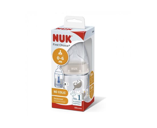 Бутылочка для кормления Nuk First Choice Plus Сафари 150 мл (3952400), изображение 2 Бутылочка для кормления Nuk First Choice Plus Сафари 150 мл (3952400), изображение 2