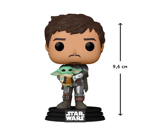 Фигурка для геймеров Funko Pop Мандалорец из Грога (54525), изображение 2 Фигурка для геймеров Funko Pop Мандалорец из Грога (54525), изображение 2