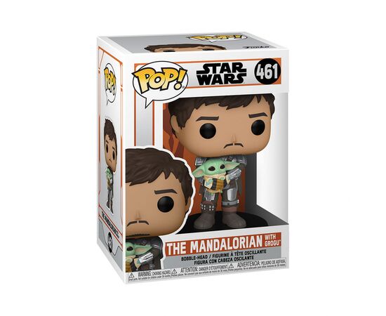 Фигурка для геймеров Funko Pop Мандалорец из Грога (54525), изображение 3 Фигурка для геймеров Funko Pop Мандалорец из Грога (54525), изображение 3