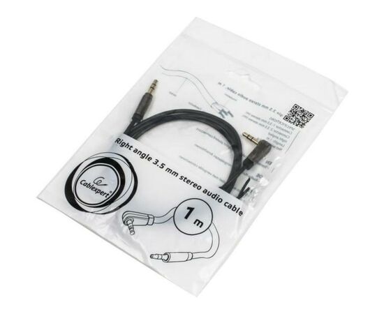 Кабель мультимедійний Jack 3.5mm male/Jack 3.5mm male 1.0m Cablexpert (CCAP-444L-1M), зображення 4