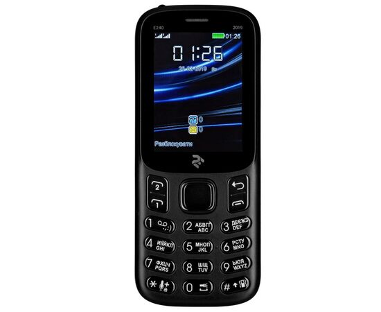 Мобильный телефон 2E E240 2019 Black (680576169990)
