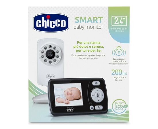 Видеоняня Chicco Video Baby Monitor Smart (10159.00), изображение 2 Видеоняня Chicco Video Baby Monitor Smart (10159.00), изображение 2
