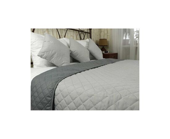 Покрывало Руно двустороннее декоративное Grey 150х212 см (360.52У_Grey), изображение 2 Покрывало Руно двустороннее декоративное Grey 150х212 см (360.52У_Grey), изображение 2