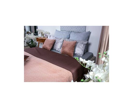 Покрывало Руно двухстороннее VeLour Коричневое 150 х 220 см (360.55_Cappuccino), изображение 5 Покрывало Руно двухстороннее VeLour Коричневое 150 х 220 см (360.55_Cappuccino), изображение 5