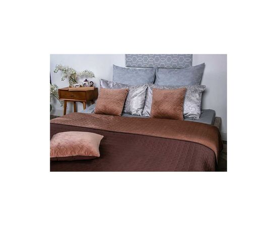 Покрывало Руно двухстороннее VeLour Коричневое 150 х 220 см (360.55_Cappuccino), изображение 8 Покрывало Руно двухстороннее VeLour Коричневое 150 х 220 см (360.55_Cappuccino), изображение 8