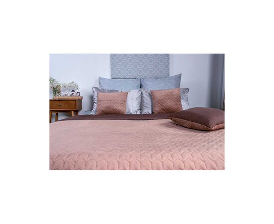 Покрывало Руно двустороннее VeLour Коричневое 180 х 220 см (340.55_Cappuccino), изображение 4 Покрывало Руно двустороннее VeLour Коричневое 180 х 220 см (340.55_Cappuccino), изображение 4
