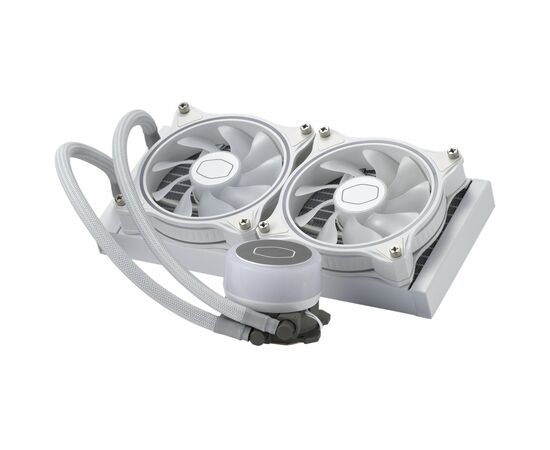 Система водного охлаждения CoolerMaster MasterLiquid ML240 Illusion White Edition (MLX-D24M-A18PW-R1), изображение 3 Система водного охлаждения CoolerMaster MasterLiquid ML240 Illusion White Edition (MLX-D24M-A18PW-R1), изображение 3
