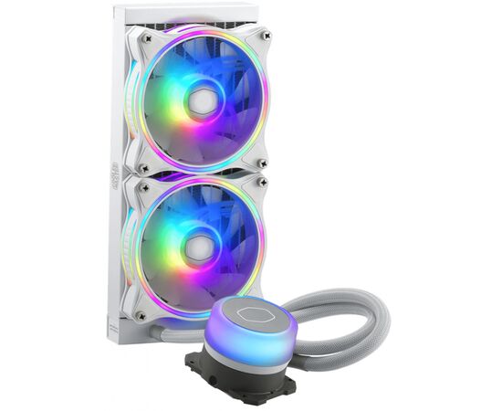 Система водного охлаждения CoolerMaster MasterLiquid ML240 Illusion White Edition (MLX-D24M-A18PW-R1), изображение 4 Система водного охлаждения CoolerMaster MasterLiquid ML240 Illusion White Edition (MLX-D24M-A18PW-R1), изображение 4