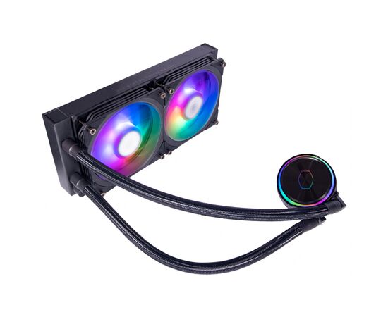 Система водного охлаждения CoolerMaster MasterLiquid PL240 Flux (MLY-D24M-A23PZ-R1), изображение 2 Система водного охлаждения CoolerMaster MasterLiquid PL240 Flux (MLY-D24M-A23PZ-R1), изображение 2