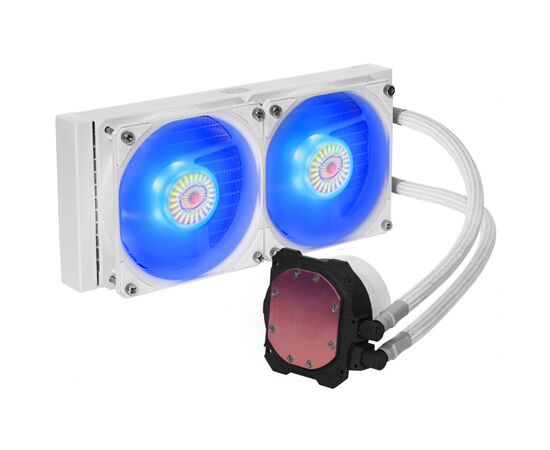 Система водного охлаждения CoolerMaster MasterLiquid ML240L V2 RGB White Edition (MLW-D24M-A18PC-RW), изображение 5 Система водного охлаждения CoolerMaster MasterLiquid ML240L V2 RGB White Edition (MLW-D24M-A18PC-RW), изображение 5