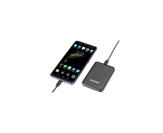 Батарея универсальная Intenso XS10000 10000mAh microUSB, USB-A, USB Type-C, Black (PB930371 / 7313530), изображение 2 Батарея универсальная Intenso XS10000 10000mAh microUSB, USB-A, USB Type-C, Black (PB930371 / 7313530), изображение 2