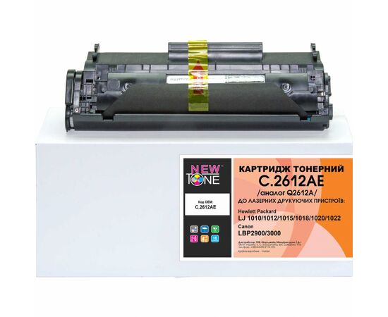 Картридж NewTone для HP LJ 1010/1012 (C.2612AE), изображение 2