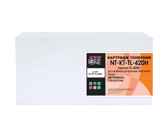 Картридж NewTone Pantum TL-420H Black, для M6700/M6800, P3010/P330 (NT-KT-TL-420H)