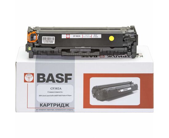 Картридж BASF для HP CLJ Pro M476dn/M476dw/M476nw Yellow (KT-CF382A)