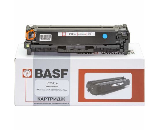 Картридж BASF для HP CLJ Pro M476dn/M476dw/M476nw Cyan (KT-CF381A)