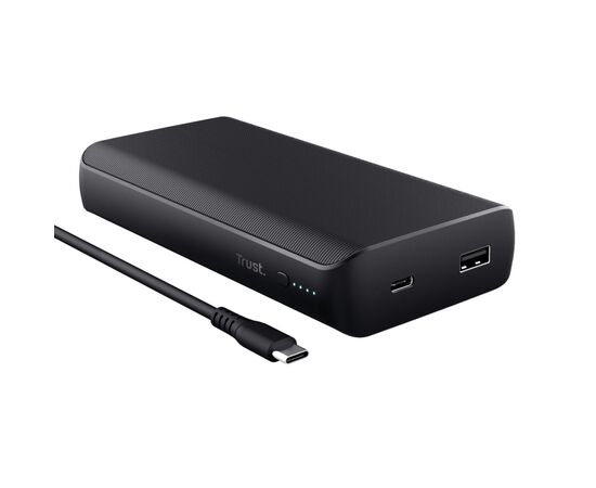 Батарея универсальная Trust Laro 20000mAh 65W USB-C Laptop (23892), изображение 5 Батарея универсальная Trust Laro 20000mAh 65W USB-C Laptop (23892), изображение 5