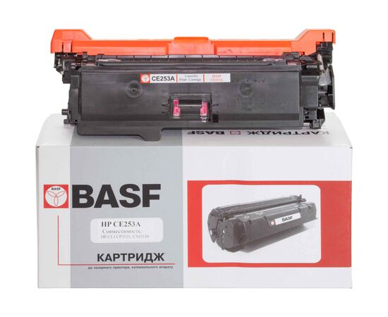 Картридж BASF для HP CLJ CM3530/CP3525 аналог CE253A Magenta (KT-CE253A)