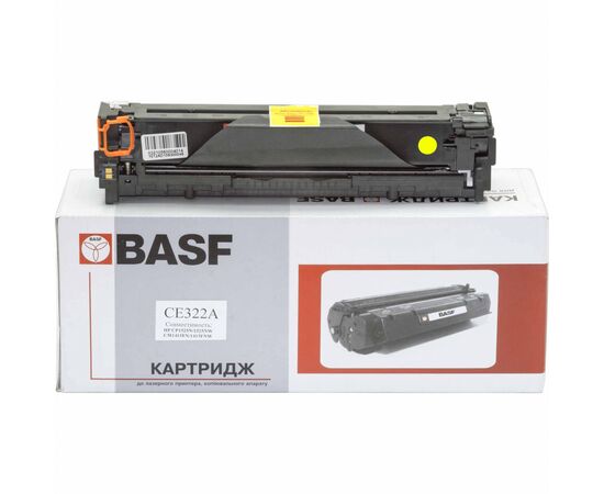 Картридж BASF для HP CLJ CP1525n/CM1415fn аналог CE322A Yellow (KT-CE322A)