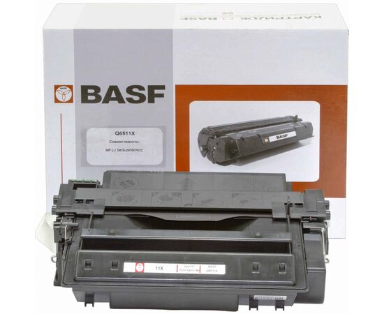 Картридж BASF для HP LJ 2410/2420/2430 аналог Q6511X Black (KT-Q6511X)