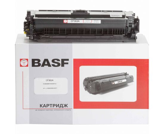 Картридж BASF для HP LJ M552/M553/M577 аналог CF362A Yellow (KT-CF362A)