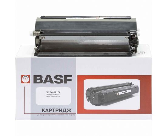 Картридж BASF для Lexmark X264/X363/X364 аналог X264H21G Black (KT-X264H21G)