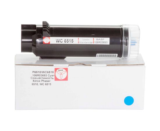 Тонер-картридж BASF Xerox Ph 6510N/WC6515N/6515DN Cyan (KT-106R03693)