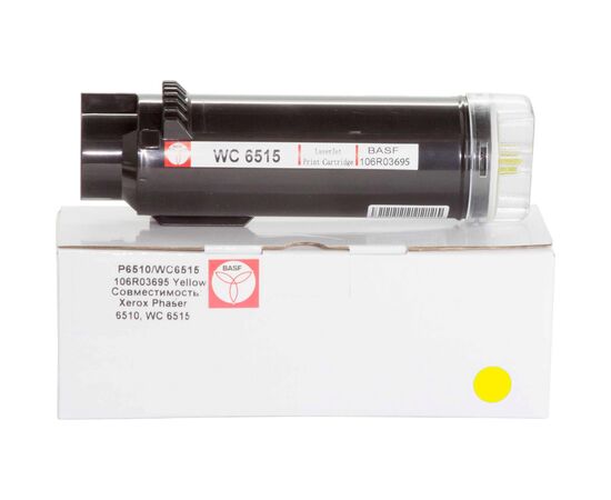 Тонер-картридж BASF Xerox Ph 6510N/WC6515N/6515DN Yellow (KT-106R03695)