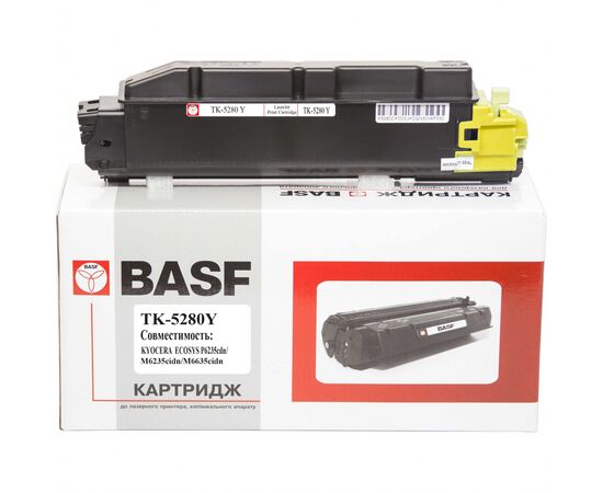 Тонер-картридж BASF Kyoсera TK-5280Y , 1T02TWANL0 (KT-TK5280Y)