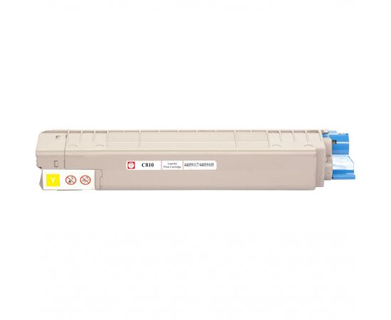 Тонер-картридж BASF OKI C810 Yellow 44059117/44059105 (KT-C810Y), изображение 2 Тонер-картридж BASF OKI C810 Yellow 44059117/44059105 (KT-C810Y), изображение 2