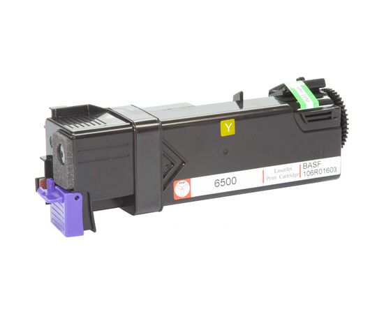 Тонер-картридж BASF Xerox Ph 6500/WC6505 Yellow 106R01603 (KT-106R01603), изображение 3 Тонер-картридж BASF Xerox Ph 6500/WC6505 Yellow 106R01603 (KT-106R01603), изображение 3