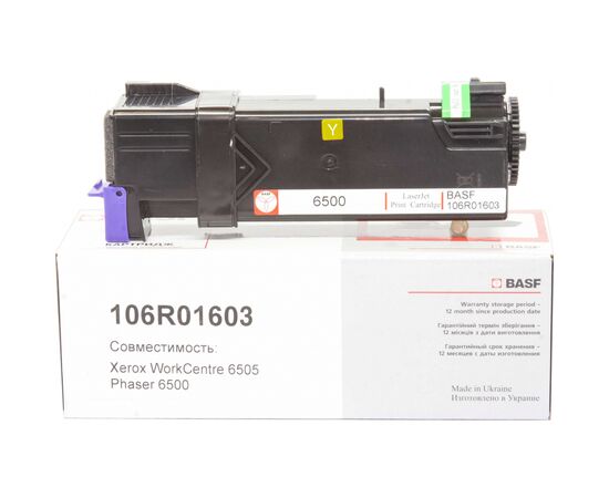 Тонер-картридж BASF Xerox Ph 6500/WC6505 Yellow 106R01603 (KT-106R01603)