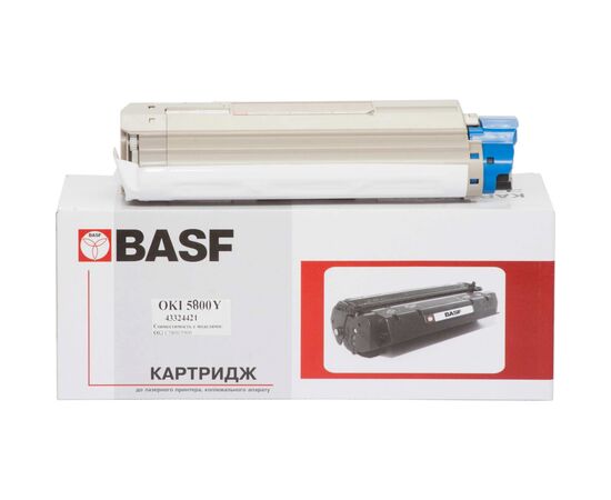 Тонер-картридж BASF OKI C5800/5900 Yellow 43324421 (KT-C5800Y-43324421)