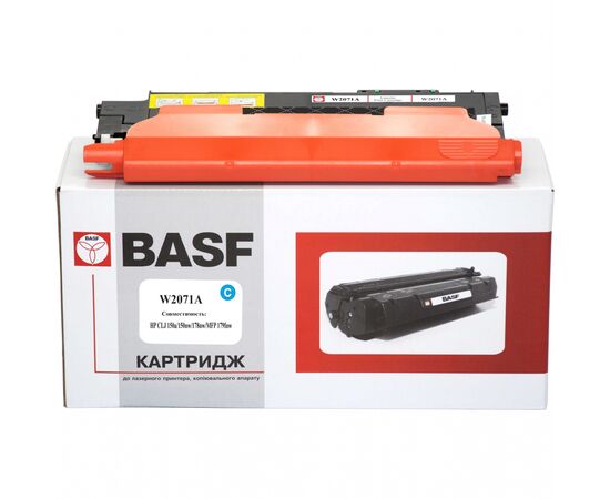 Тонер-картридж BASF HP CLJ 150/178/179, Cyan, without chip (BASF-KT-W2071A-WOC)