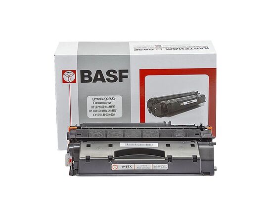 Картридж BASF HP LJ 1160/1320/P2015/P2014/M2727, Q5949Х/Q7553X Black (KT-Q5949X)