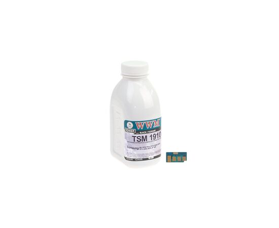 Тонер Samsung ML-1910, 80г Black +chip WWM (LJ-SET122)