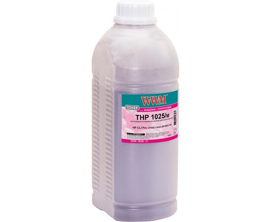 Тонер HP CLJ CP1025/Canon LBP 5050/7100 , 1000г Magenta WWM (HP1025M-1)