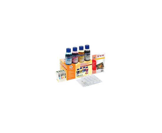 Комплект перезаправних картриджів WWM Epson S22/SX125/SX420W (RC.T128N)