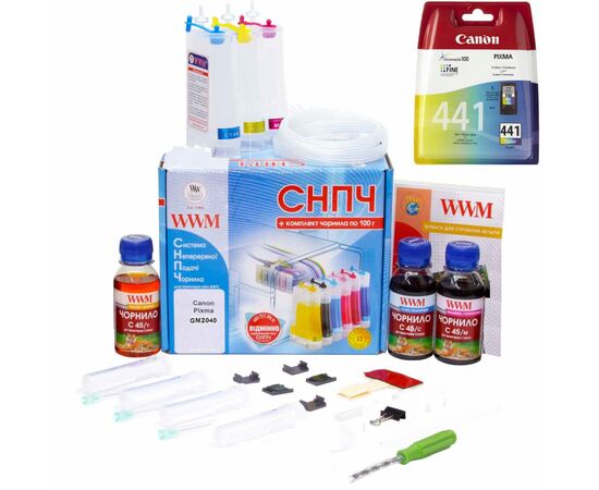 СНПЧ WWM Canon Pixma GM2040 + CL441 (IS.0132)