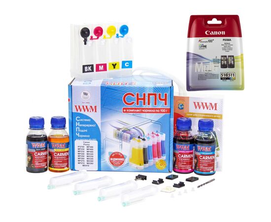СБПЧ WWM Canon Pixma MP230/iP2700 + PG510/CL511 (IS.0119SET)